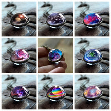 Load image into Gallery viewer, New Nebula Galaxy Double Sided Pendant Necklace