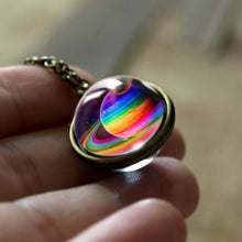 Load image into Gallery viewer, New Nebula Galaxy Double Sided Pendant Necklace