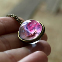 Load image into Gallery viewer, New Nebula Galaxy Double Sided Pendant Necklace