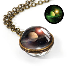 Load image into Gallery viewer, New Nebula Galaxy Double Sided Pendant Necklace