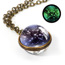 Load image into Gallery viewer, New Nebula Galaxy Double Sided Pendant Necklace