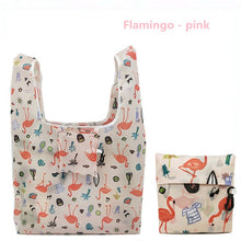 Load image into Gallery viewer, New Flamingo Recycle Shopping Bag Eco Reusable Shopping Tote Bag