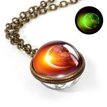 Load image into Gallery viewer, New Nebula Galaxy Double Sided Pendant Necklace