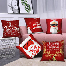 Load image into Gallery viewer, Snowflake Santa Claus Christmas Pillowcase