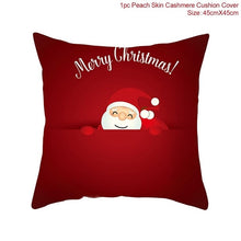 Load image into Gallery viewer, Snowflake Santa Claus Christmas Pillowcase