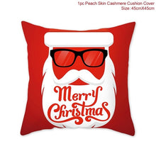 Load image into Gallery viewer, Snowflake Santa Claus Christmas Pillowcase