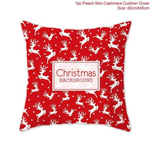 Load image into Gallery viewer, Snowflake Santa Claus Christmas Pillowcase