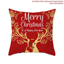 Load image into Gallery viewer, Snowflake Santa Claus Christmas Pillowcase