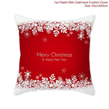 Load image into Gallery viewer, Snowflake Santa Claus Christmas Pillowcase