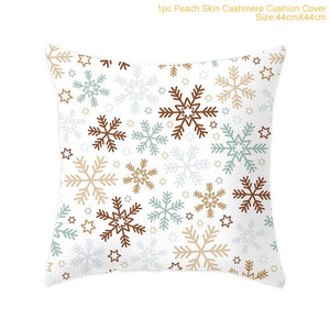 Snowflake Santa Claus Christmas Pillowcase