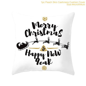 Snowflake Santa Claus Christmas Pillowcase