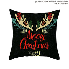 Load image into Gallery viewer, Snowflake Santa Claus Christmas Pillowcase