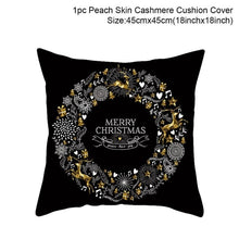 Load image into Gallery viewer, Snowflake Santa Claus Christmas Pillowcase