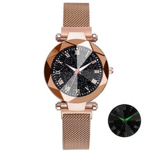 Load image into Gallery viewer, Luxury Starry Sky Stainless Steel Mesh Bracelet Watches For Women