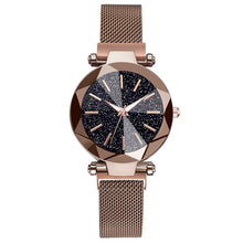 Load image into Gallery viewer, Luxury Starry Sky Stainless Steel Mesh Bracelet Watches For Women