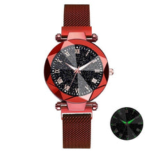 Load image into Gallery viewer, Luxury Starry Sky Stainless Steel Mesh Bracelet Watches For Women