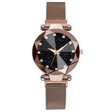 Load image into Gallery viewer, Luxury Starry Sky Stainless Steel Mesh Bracelet Watches For Women