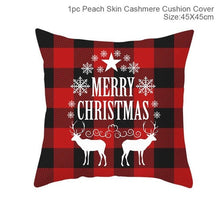 Load image into Gallery viewer, Snowflake Santa Claus Christmas Pillowcase