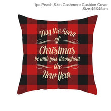 Load image into Gallery viewer, Snowflake Santa Claus Christmas Pillowcase