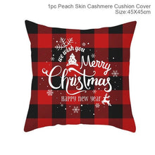 Load image into Gallery viewer, Snowflake Santa Claus Christmas Pillowcase