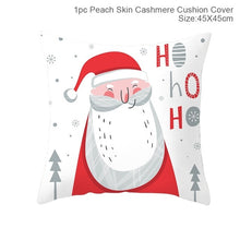 Load image into Gallery viewer, Snowflake Santa Claus Christmas Pillowcase