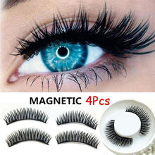 Load image into Gallery viewer, 4pcs New Easy Wear 3D Magnetic Eyelash