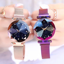 Load image into Gallery viewer, Luxury Starry Sky Stainless Steel Mesh Bracelet Watches For Women