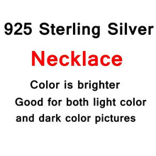 Load image into Gallery viewer, Custom Pet Photo Pendant Necklace Engraved Name 925 Sterling Silver Dog Tag Necklace for Women Men Memorial Best Christmas Gift