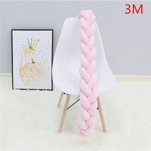 Load image into Gallery viewer, 1M/2M/3M Baby Bumper Bed Braid Knot Pillow Cushion Bumper