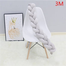 Load image into Gallery viewer, 1M/2M/3M Baby Bumper Bed Braid Knot Pillow Cushion Bumper